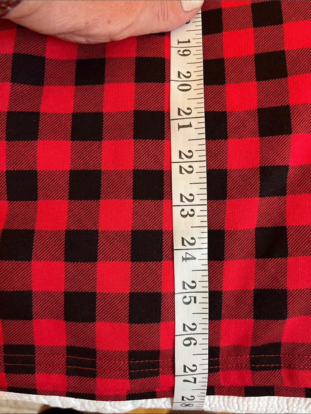 Women’s Red Buffalo Plaid Pullover with Leopard Trim L, NWOT - Picture 10 of 10